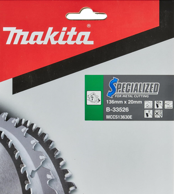 Makita B-33526 136mm 30T Specialized Blade for Cordless Saws