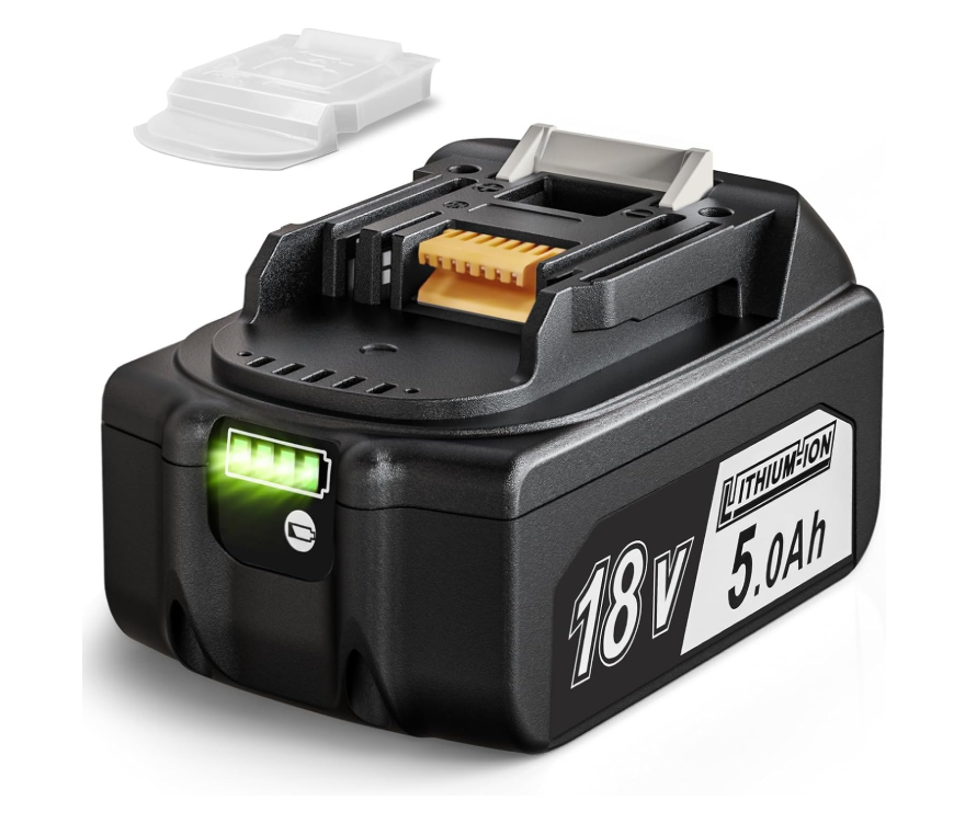 18V 5.0Ah Replacement Battery for Makita BL1850B / BL1860 / BL1840 – With LED Indicator