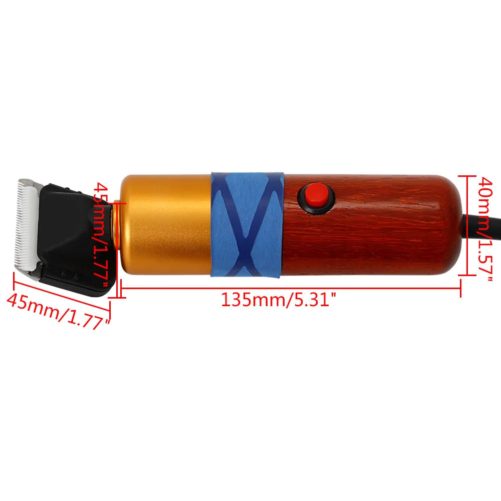 Professional Pet Hair Clipper – Low Noise, Variable Speed, Electric Grooming Tool for Dogs, Cats & Sheep