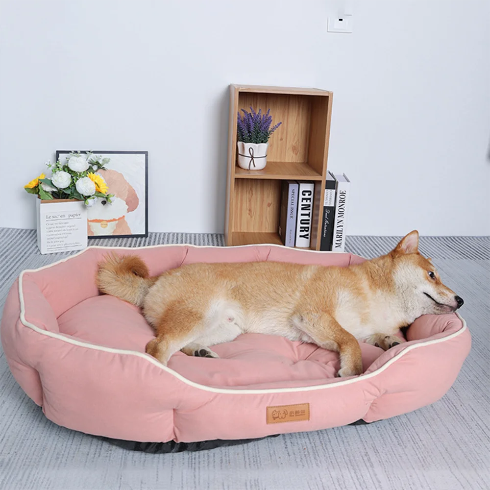 Large Pet Sofa Bed – Winter Warm Sleeping Cushion for Dogs & Cats