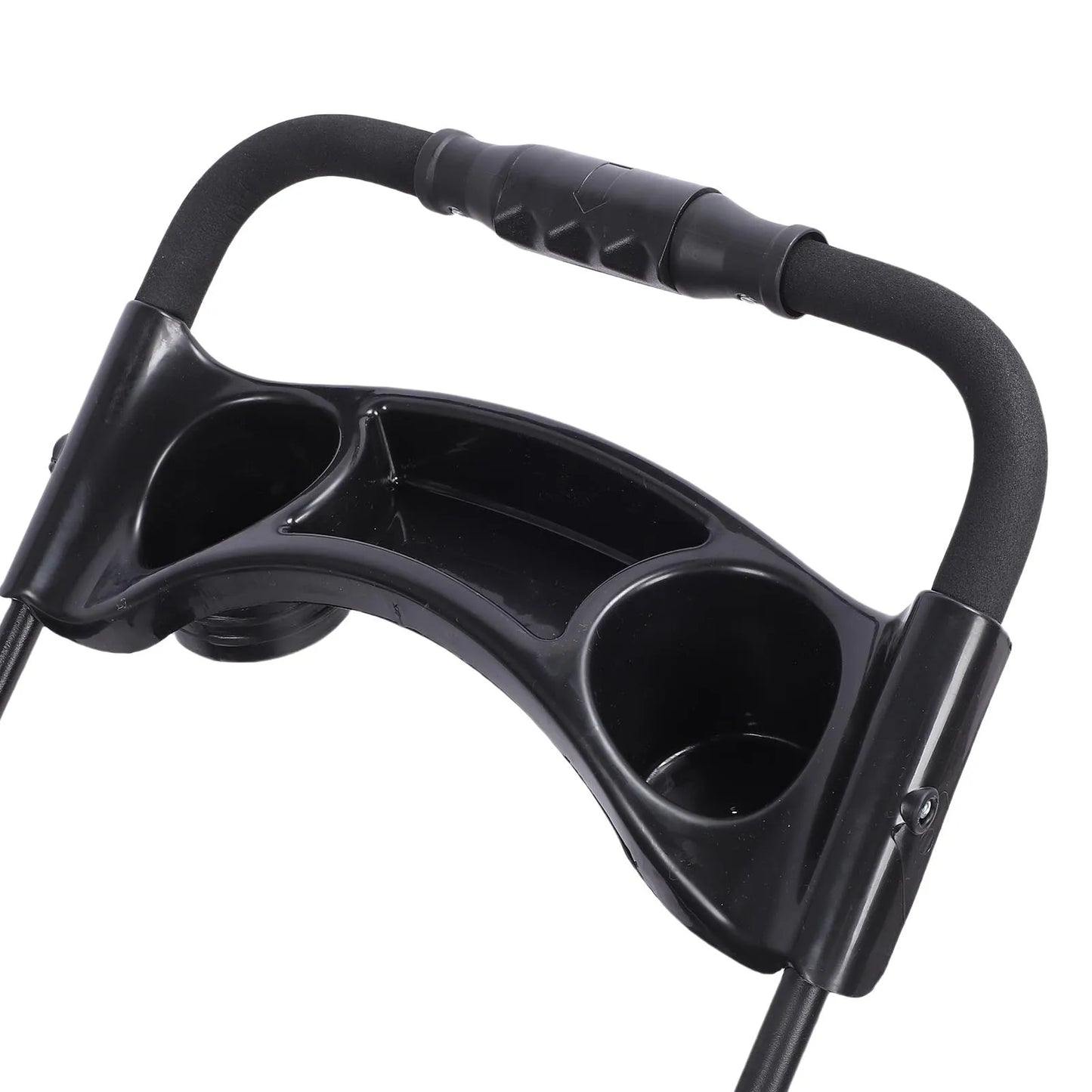 Foldable Pet Stroller – One-Click Folding Dog & Cat Wagon with Sunshade and Cup Holder